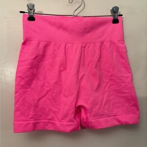 SHEIN High Waist Pink Athletic Shorts